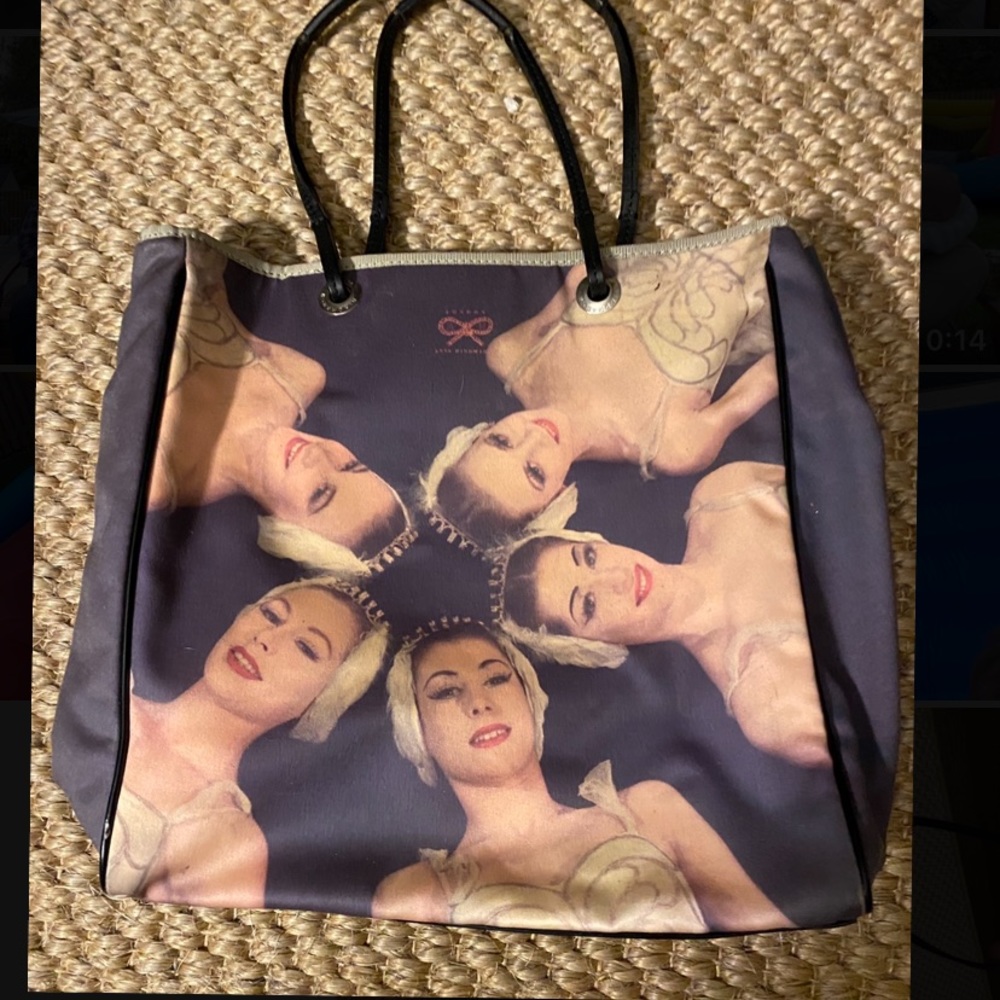 Anya Hindmarch screenprint purse